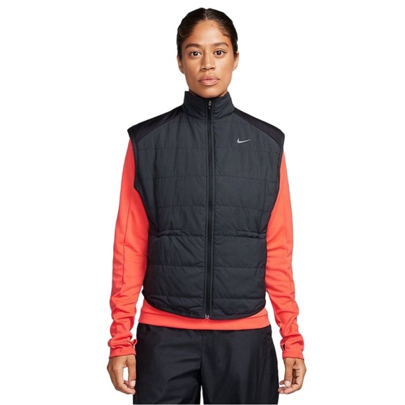 NEW Nike Therma-Fit Swift Running Puffer Vest w/Bungee, Reflectors & Zip Pockets - Picture 1 of 8
